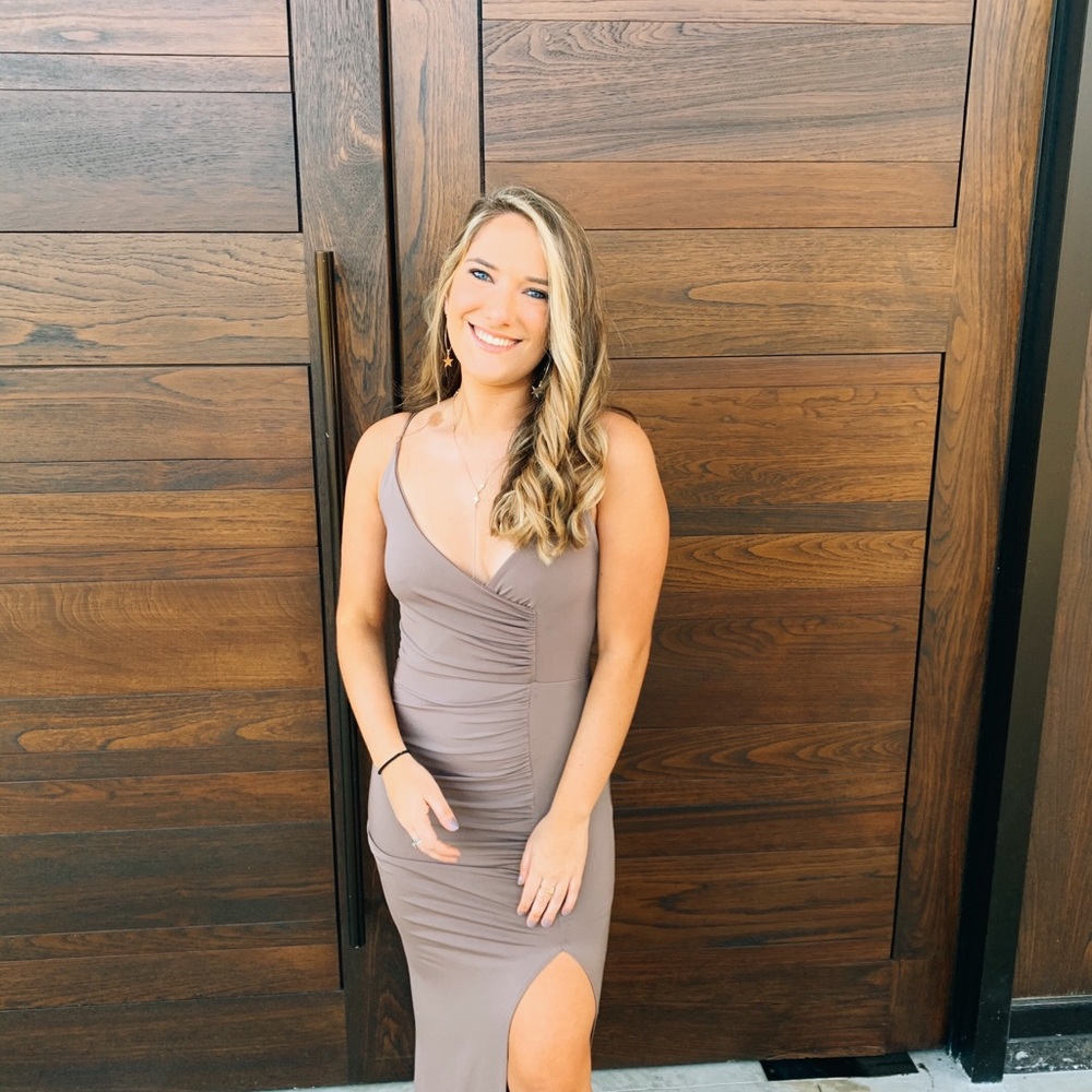 Floor length dress